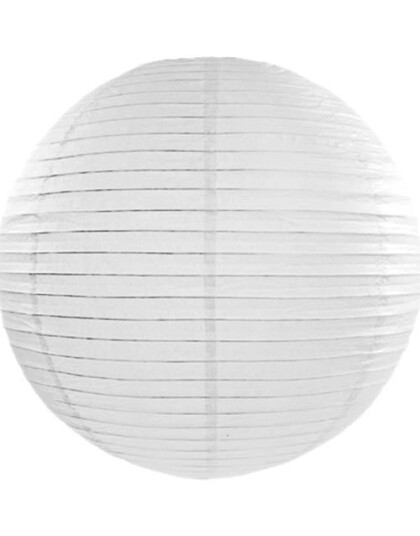 HVIT Papirlanterne / Papirlykt 45 cm HVIT Papirlanterne / Papirlykt 45 cm