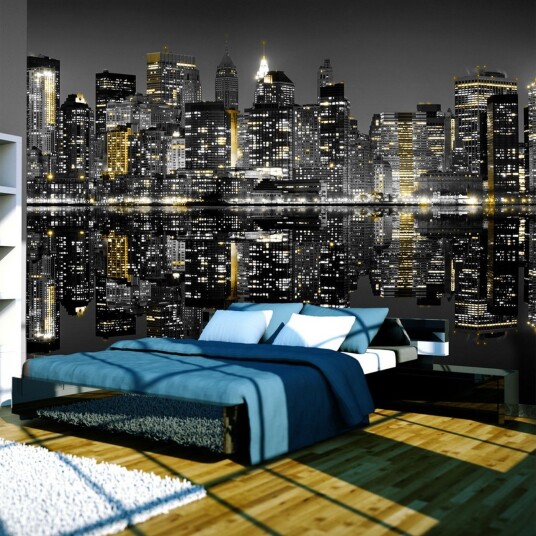 Fototapet Gull Og Sølv NYC 350x270 - Artgeist sp. z o. o.