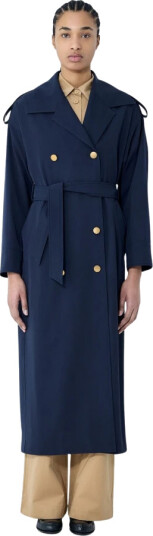 Max Mara Dame Frakker Blå S,