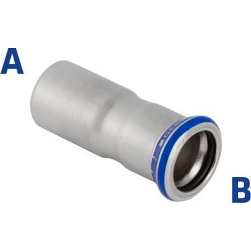 Geberit 42x28 mm Syrefast Reduksjonsnip med Muffe for Vann og Varmeanlegg
