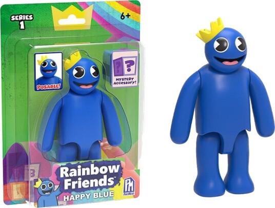 Rainbow Friends S1 Actionfigur 12,5cm - Happy Blue Guy