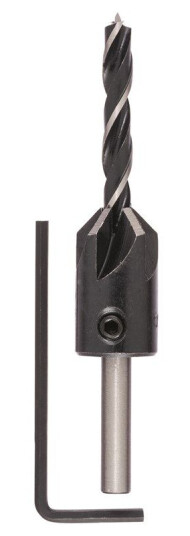 Bosch Trespiralbor med forsenker D= 6,0 mm L= 90 mm Bosch Trespiralbor med forsenker D= 6,0 mm L= 90 mm