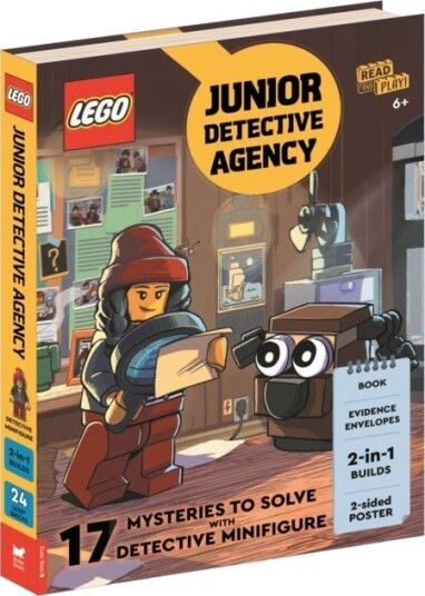 LEGO¿  Books: Junior Detective Agency (with detective minifigure, dog mini-build, 2-sided poster, pl