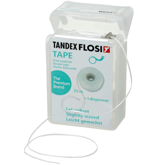 Tandex Flosi Tape Floss Vokset 25 mtr