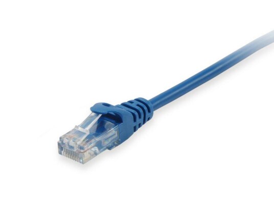 EQUIP Patchkabel Cat6A  U/UTP 2xRJ45  1.00m blau        LSZH