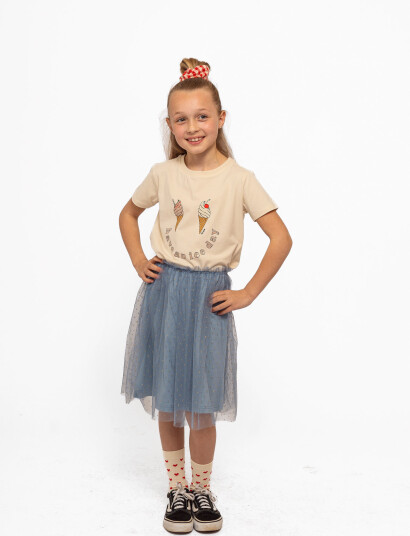 The New Tnnarice Skirt Blue 158/164 The New Tnnarice Skirt Blue 158/164