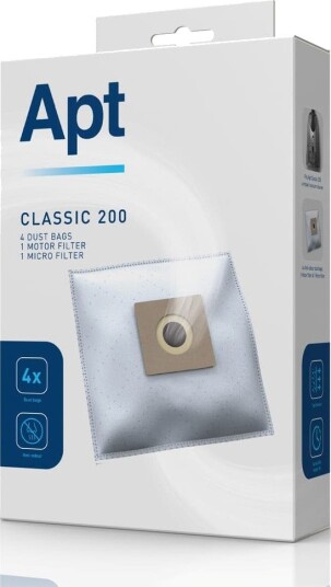 APT støvsugerposer for Classic 200 (4-pk)
