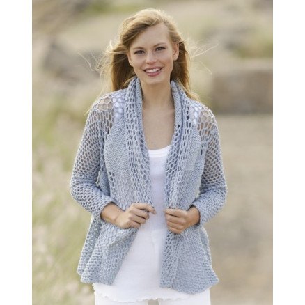 Â Endless Love by DROPS Design Jakke Hekleoppskrift str S M XXL XXXL