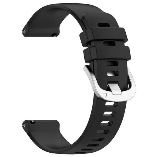 Silikonarmbånd 22 mm til Huawei Watch GT 4 46 mm Svart