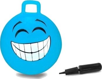 Jamara Hoppeball Smile – 45 cm maks 50 kg fra 12 mnd – Blå