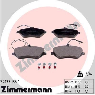 Bremseklosser ZIMMERMANN 24133.185.1