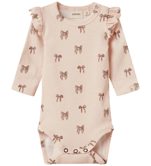 Lil"Atelier Nbfgavo Eko Ls Slim Body Lil Noos - Cream - 62