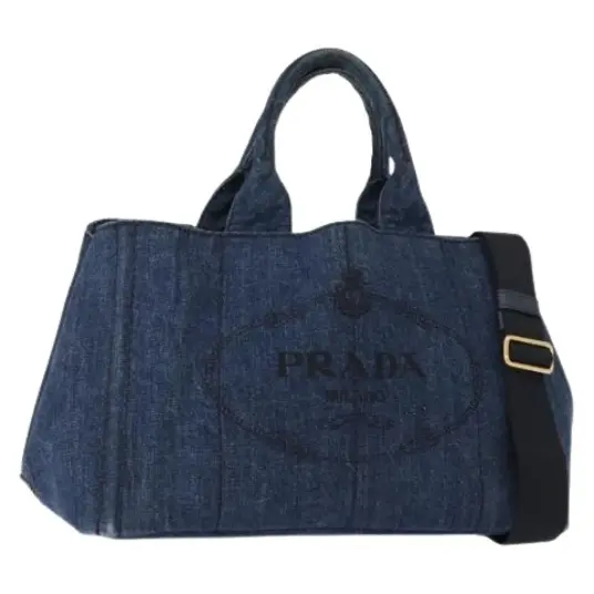 Prada Vintage Dame Blå Prada Vintage Dame Blå