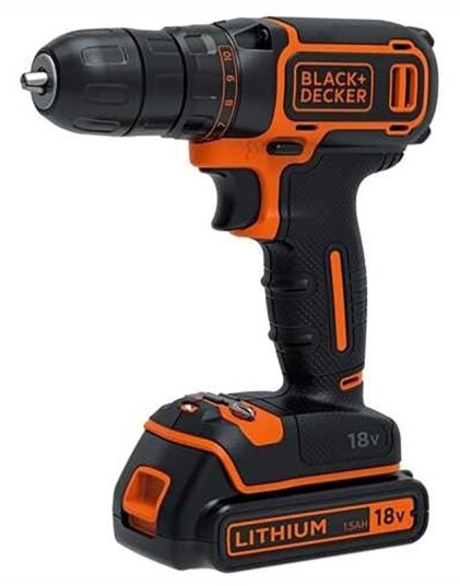 Black & Decker Borskrutrekker 18V Med batterier Black & Decker Borskrutrekker 18V Med batterier