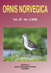 Norsk Ornitologisk Forening Ornis Norvegica   2006 2