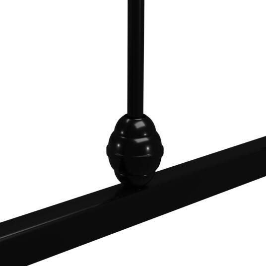vidaXL Sengeramme svart metall 120x200 cm