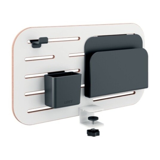 Leitz Ergo Small Pegboard Skrivebordsorganisator 42x25 cm Hvit - Ryddig Kontorløsning
