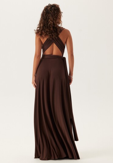 Goddiva Multi Tie Maxi Dress Goddiva Multi Tie Maxi Dress