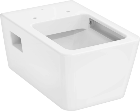 Hansgrohe EluPura Q Vegghengt Toalett 36x54 cm u/skyllekant Hvit Hansgrohe EluPura Q Vegghengt Toalett 36x54 cm u/skyllekant Hvit