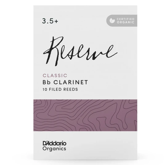 D'Addario Woodwinds Odct10355 10-Pakning Org. Reserve Classic Bb-Klarinett 3.5+