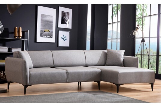 Rossland Divansofa 3 seters   Grå