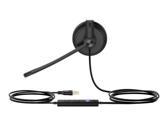 Yealink Uh34 Lite Dual - Hodesett - On-Ear - Kablet - Usb - Lydisolerende - Svart - Certified For Microsoft Teams - For Yealink Sip-T43, T46, T48, T53, T54, T57, T58, T58, Vp59 Yealink Uh34 Lite Dual - Hodesett - On-Ear - Kablet - Usb - Lydisolerende - Svart - Certified For Microsoft Teams - For Yealink Sip-T43, T46, T48, T53, T54, T57, T58, T58, Vp59
