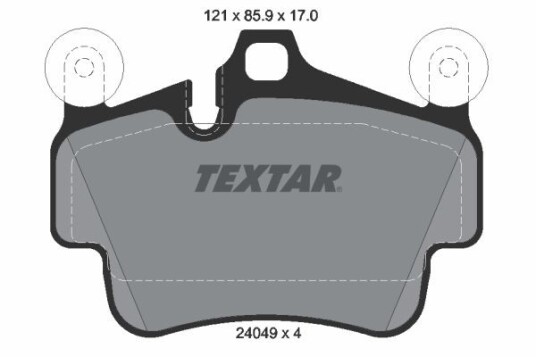 Bremseklosser TEXTAR 2404903