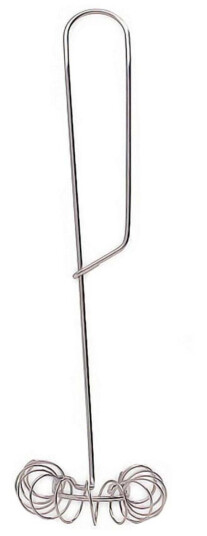 Spiralvisp Klassisk Rustfritt Stål 31 cm
