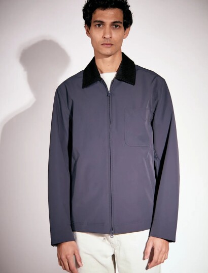 Brixtol Textiles Martin Nylon Dark Navy Navy L