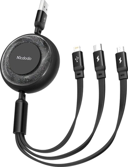 3In1 Usb Į Usb-C / Lightning / Micro Usb-Kabel Mcdodo Ca-3570 1,2 M Loddet 3In1 Usb Į Usb-C / Lightning / Micro Usb-Kabel Mcdodo Ca-3570 1,2 M Loddet