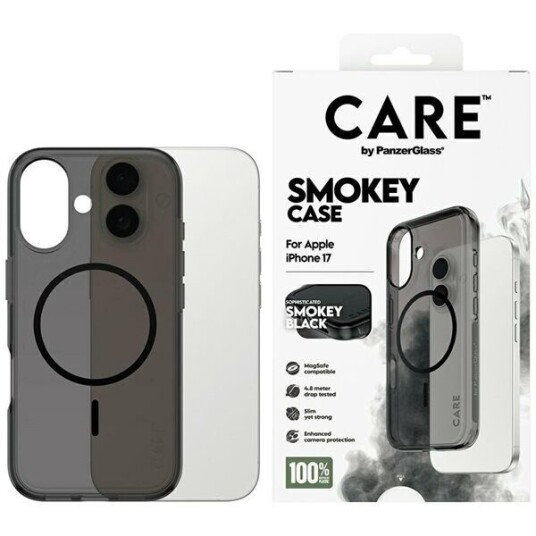 CARE by PanzerGlass Urban Explorer Deksel med MagSafe for iPhone 17 - Svart
