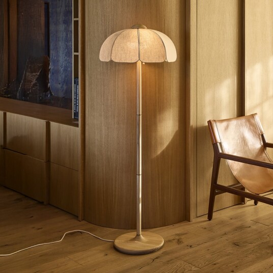 Gulvlampe MARKET SET Coquillage Beige Stue Stoff / Tekstil Design 160 Beige