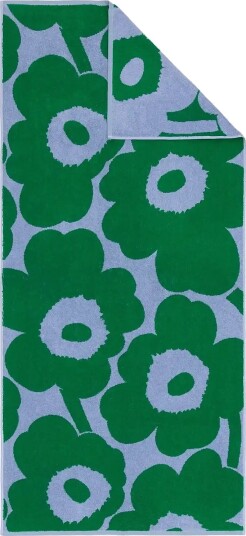 Marimekko Home Unikko Bath Towel 70X150Cm Green 70X 50CM Marimekko Home Unikko Bath Towel 70X150Cm Green 70X 50CM
