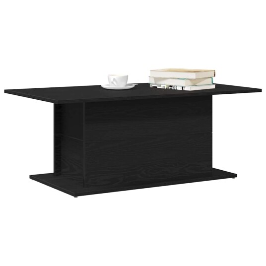 Kaffebord Svart Eik 102x55,5x40 cm Konstruert Tre