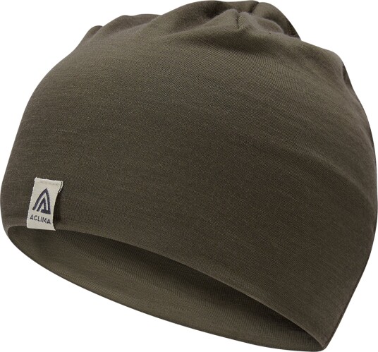Aclima LightWool Relaxed Beanie Unisex Tarmac Onesize