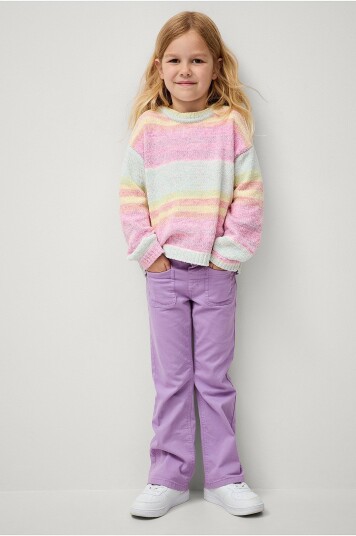 Ellos Collection - Jeans Gia i bomullstwill - Lilla Ellos Collection - Jeans Gia i bomullstwill - Lilla