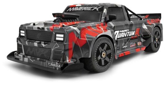 Maverick QuantumR Flux 4S Radiostyrt Bil 1:8 4WD Grå/Rød