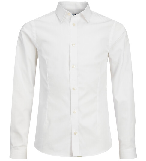 Jack & Jones Junior White Parma Skjorte Noos 176