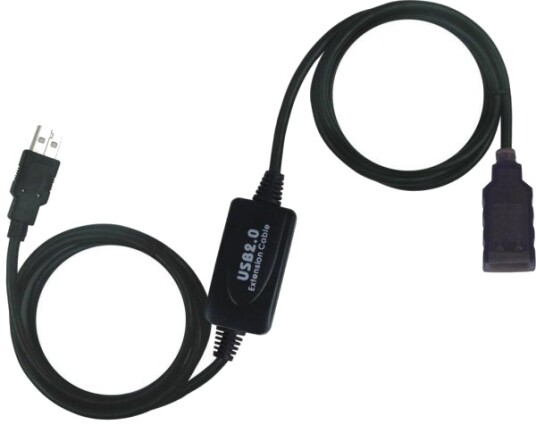 Usb-Kabel Premiumcord Usb-A Til Usb-A 10 M Svart Ku2rep10