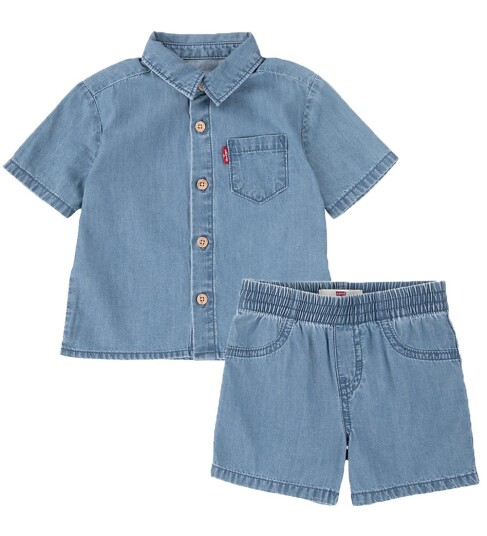 Levi"s Lvb Western Lt Wt Denim Short Blue 74 Levi"s Lvb Western Lt Wt Denim Short Blue 74