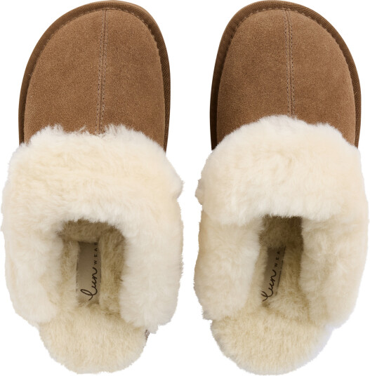 Lun Wear skinntøfler med ull 37 40 1 par