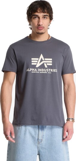 Alpha Industries Basic T-Shirt Bl - Grey - L