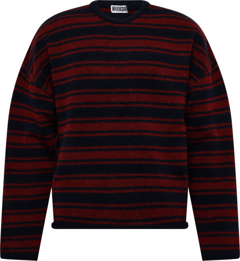 Weekday Boxy Knitted Jumper Navy XL
