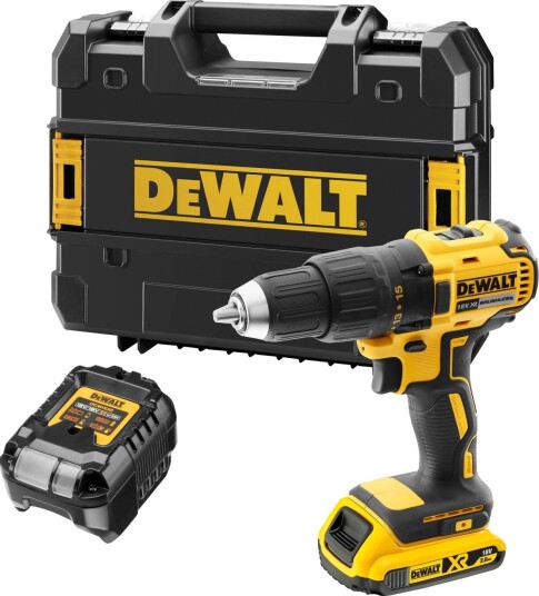 DeWalt Borskrutrekker DCD777D1T-QW Med Batterier, Lader & Veske
