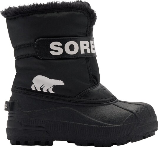 Sorel Vintersko Snow Kommandør Black/Sea Salt Sorel 33 Vinterstøvler Hvit Svart