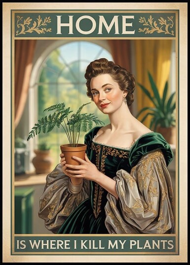 Plant Peril at Home Plakat Plakat / 40x50cm