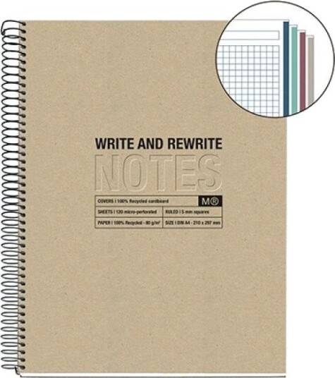 Miquelrius Notizblock Beige Recycle A4 80 Blatt