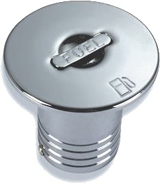 Dekksforskruvning forkrommet rett - 2" Water