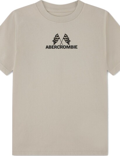 Abercrombie & Fitch Motors T skjorte beige (146/152) 146/152