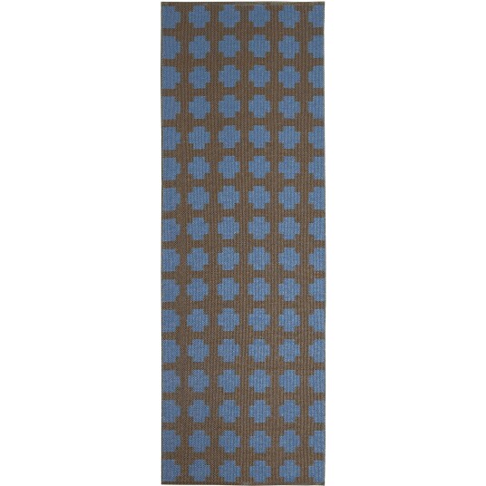 Brita Sweden Paloma Teppe 70x200 cm Brun / Blå